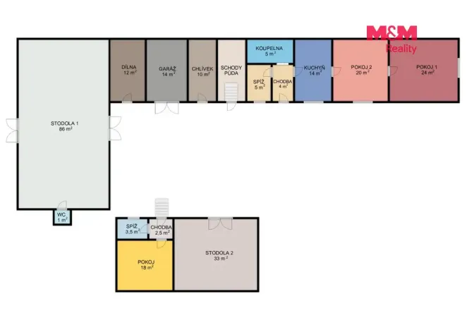 Prodej rodinného domu, Mikulovice, 156 m2