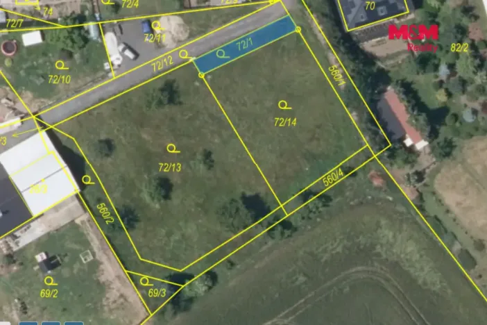 Prodej pozemku pro bydlení, Prusice, 1423 m2
