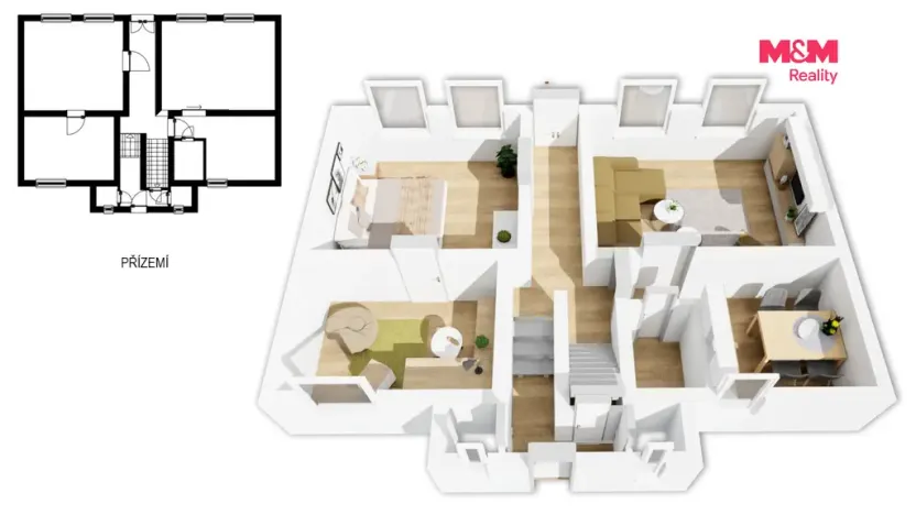 Prodej bytu 3+kk, Úpice, Svornosti, 170 m2
