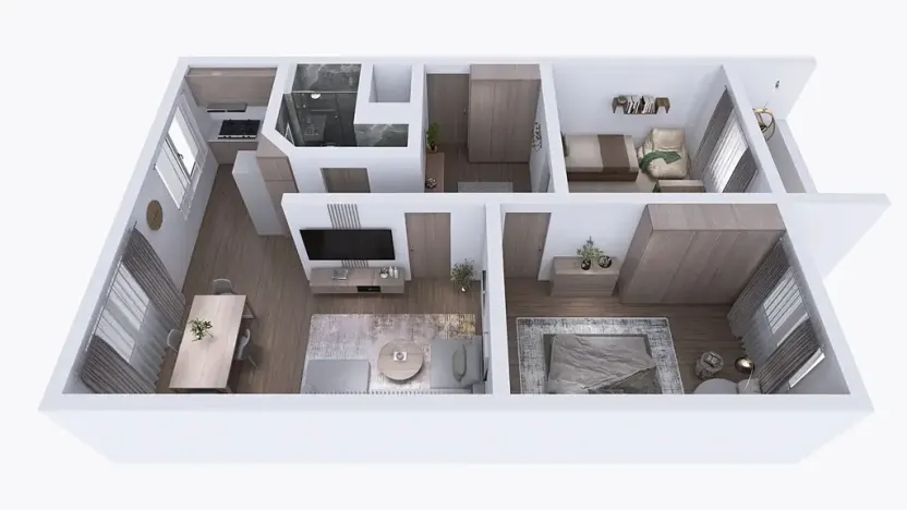 Prodej bytu 3+1, Břidličná, Dlouhá, 75 m2