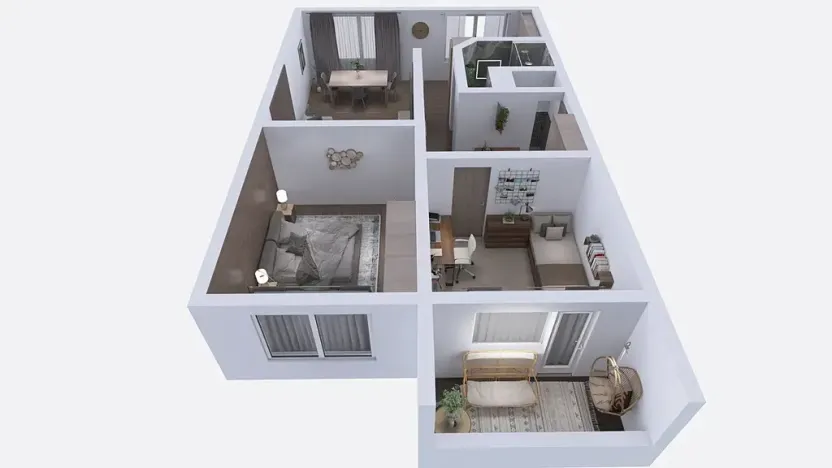 Prodej bytu 3+1, Břidličná, Dlouhá, 75 m2