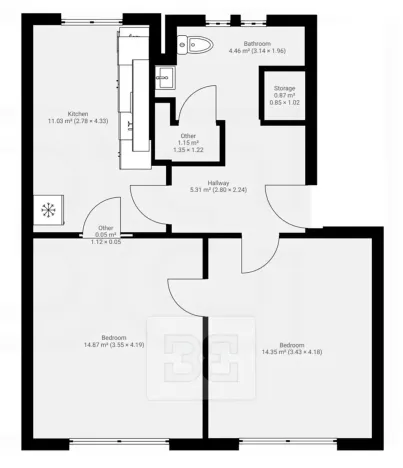 Pronájem bytu 2+1, Karlovy Vary, Šumavská, 50 m2