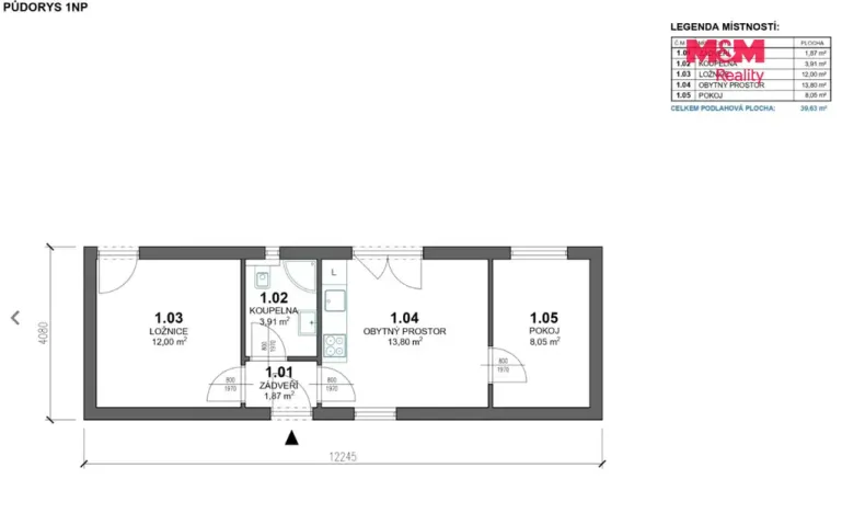 Prodej rodinného domu, Břasy, 40 m2