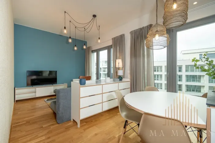 Pronájem bytu 2+kk, Praha - Karlín, Breitfeldova, 59 m2