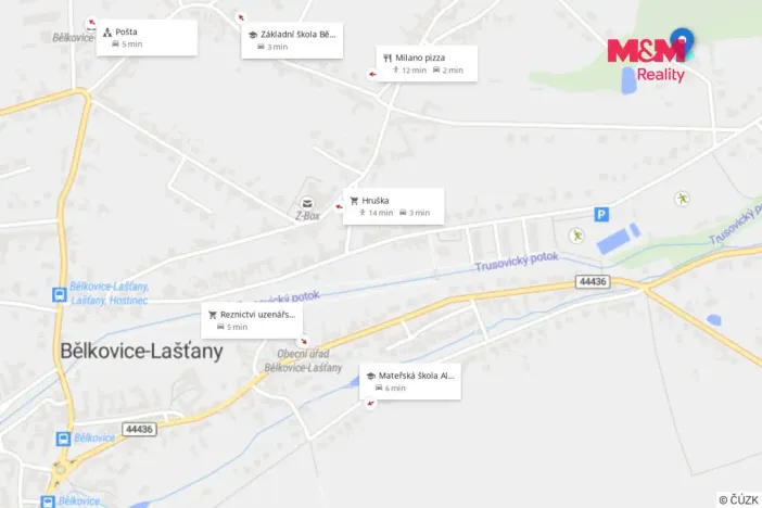 Prodej pozemku pro bydlení, Bělkovice-Lašťany, 460 m2