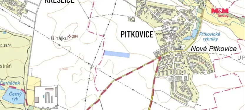 Prodej pole, Praha - Pitkovice, 12269 m2