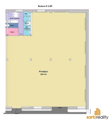 Pronájem skladu, Ústí nad Labem, Žižkova, 420 m2