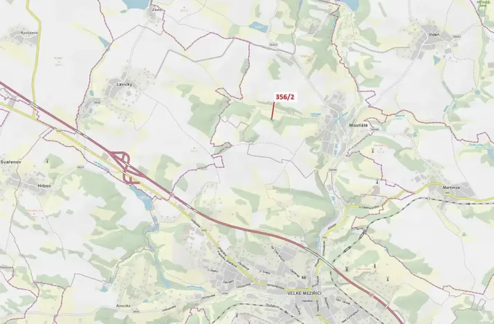 Dražba lesa, Velké Meziříčí, 1164 m2
