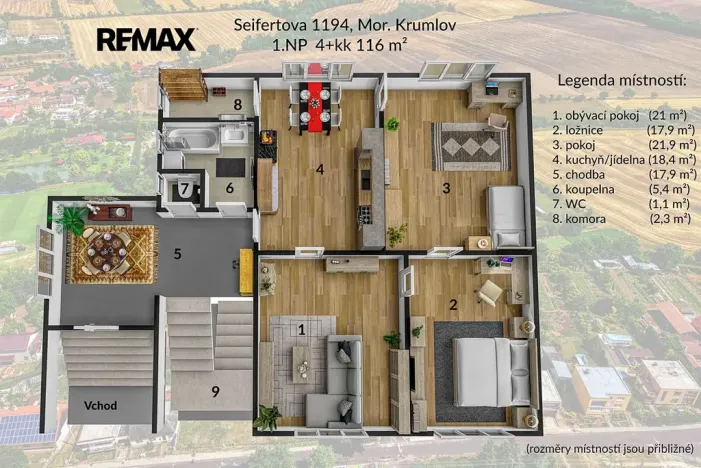 Prodej rodinného domu, Moravský Krumlov, Seifertova, 400 m2