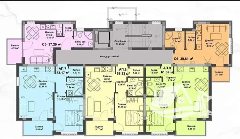 Prodej bytu 1+kk, Nesebar, Bulharsko, 32 m2