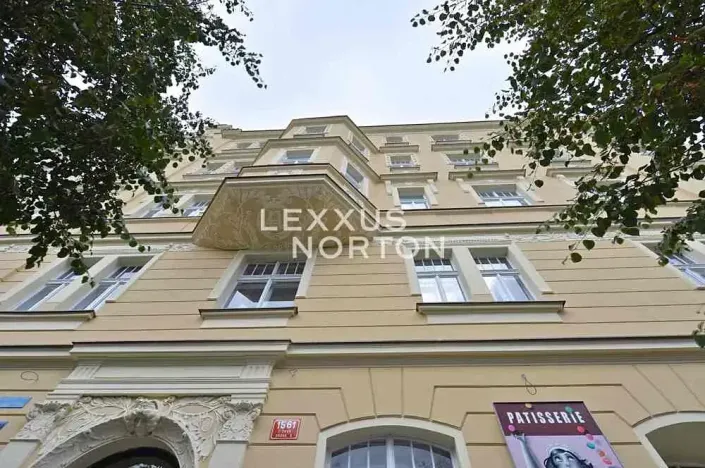 Pronájem bytu 2+kk, Praha - Vinohrady, náměstí Jiřího z Poděbrad, 56 m2