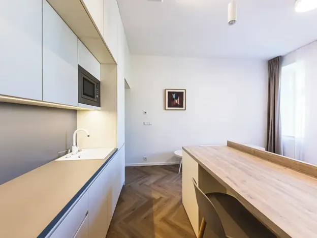 Pronájem bytu 1+kk, Praha - Vinohrady, Sázavská, 29 m2