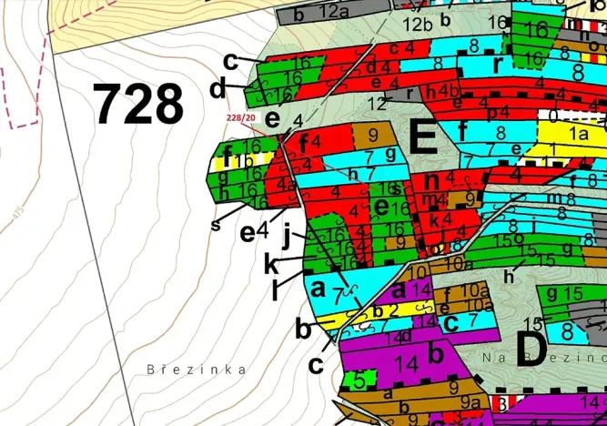 Dražba lesa, Břežany, 1924 m2