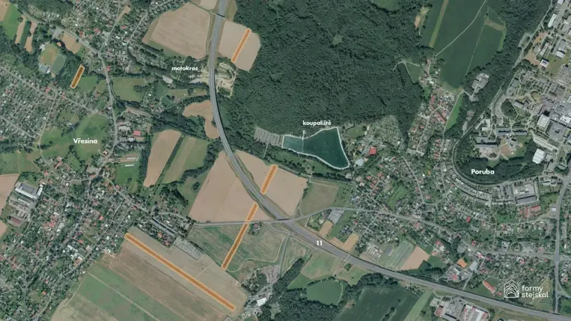 Prodej pole, Vřesina, 34405 m2