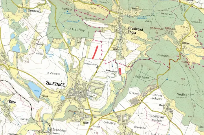 Prodej pole, Železnice, 11250 m2