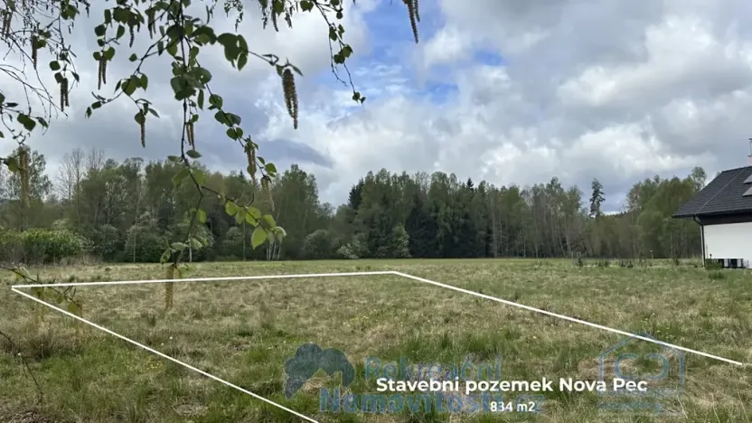 Prodej pozemku pro bydlení, Nová Pec, 834 m2
