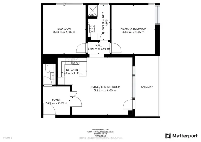Pronájem bytu 3+kk, Praha - Stodůlky, Anny Rybníčkové, 71 m2