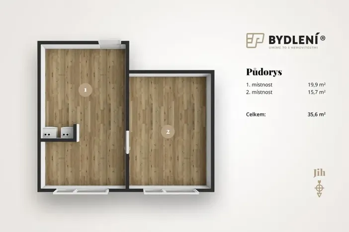 Prodej bytu 1+1, Krupka, Sídliště Nad plovárnou, 40 m2