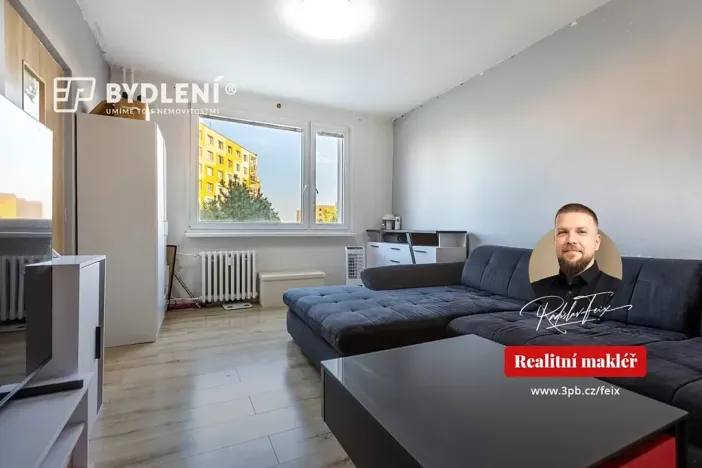 Prodej bytu 2+kk, Chomutov, 17. listopadu, 36 m2