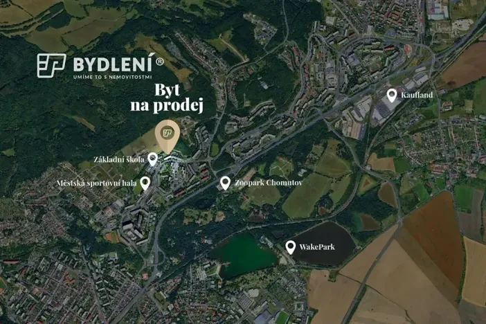 Prodej bytu 2+kk, Chomutov, 17. listopadu, 36 m2