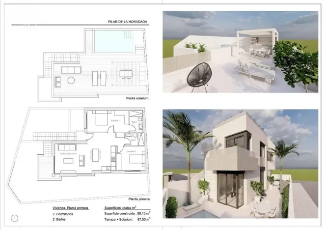 Prodej rodinného domu, Pilar de La Horadada, Alicante, Španělsko, 88 m2