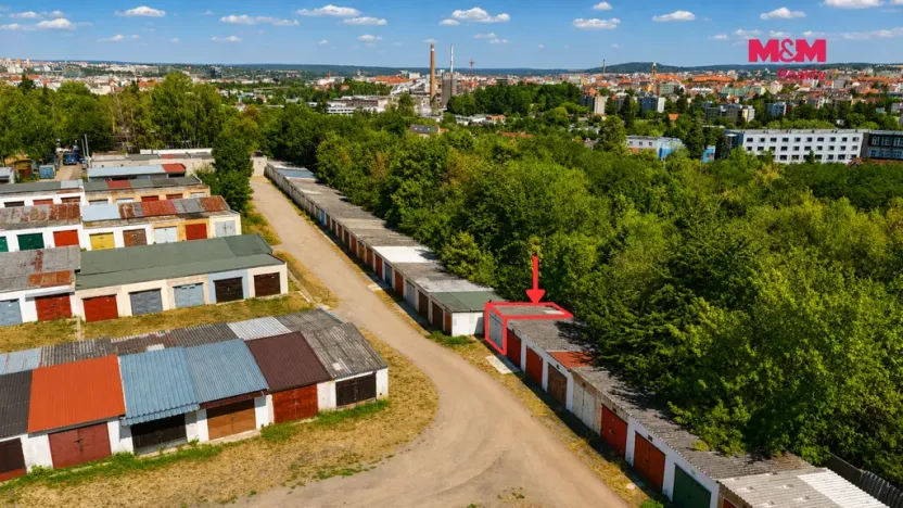 Prodej garáže, Plzeň - Doudlevce, 18 m2