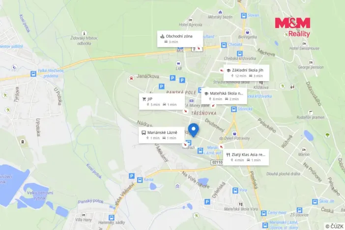 Prodej bytu 2+1, Mariánské Lázně, Nákladní, 57 m2
