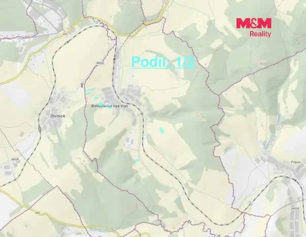 Prodej louky, Bohuslavice nad Vláří, 127756 m2