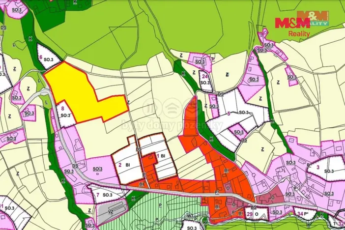 Prodej louky, Oznice, 27715 m2