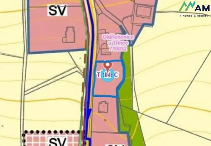 Prodej pozemku, Třinec, 1070 m2