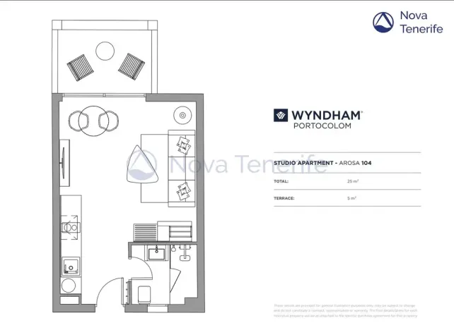 Prodej bytu 1+kk, Portocolom, Mallorca, Španělsko, 25 m2