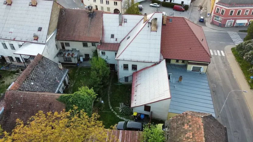 Prodej rodinného domu, Mladá Vožice, Husovo náměstí, 264 m2