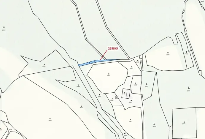 Dražba pozemku, Valašská Bystřice, 216 m2