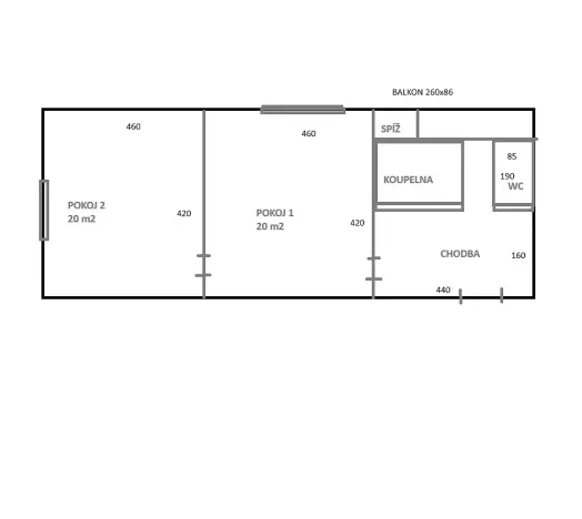 Prodej bytu 2+1, Plzeň - Východní Předměstí, Plzenecká, 56 m2
