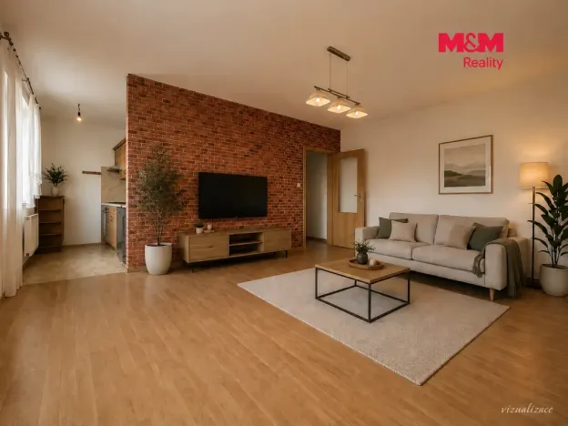 Pronájem bytu 2+kk, Pečky, 56 m2