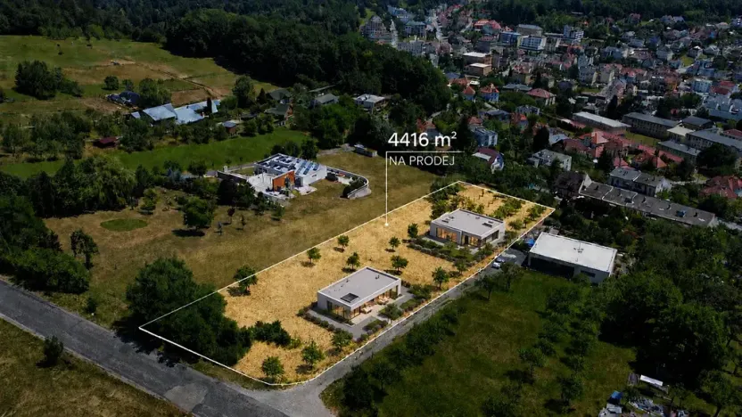 Prodej pozemku pro bydlení, Luhačovice, Slunná, 4416 m2