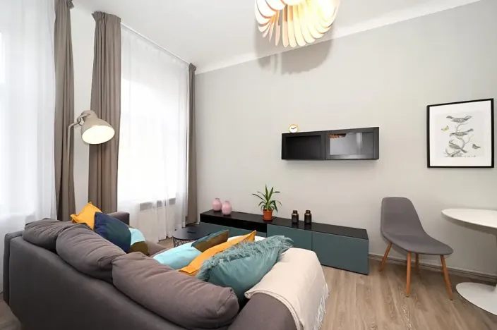 Pronájem bytu 1+1, Praha - Vršovice, Moskevská, 36 m2