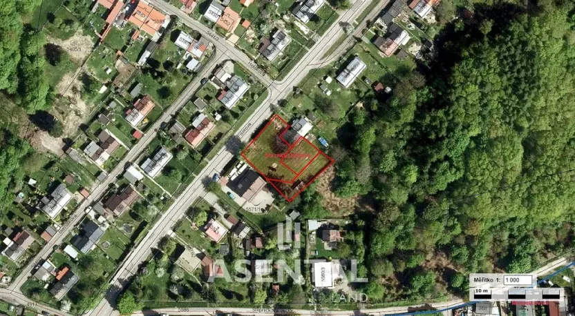 Prodej pozemku, Ostrava - Slezská Ostrava, Fišerova, 1277 m2