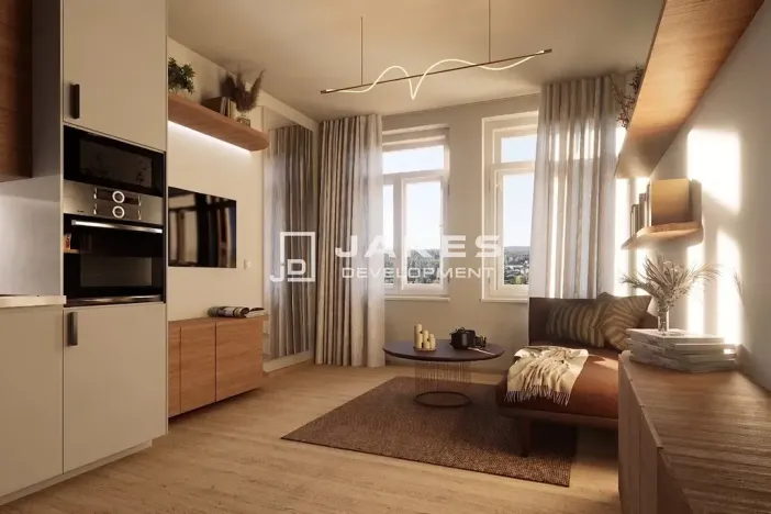 Pronájem bytu 2+kk, Praha - Smíchov, Grafická, 42 m2