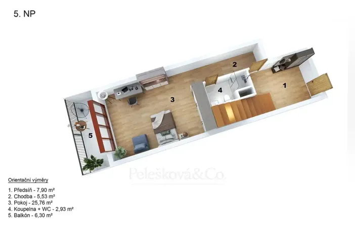 Prodej bytu 4+kk, Praha - Záběhlice, Podle náhonu, 136 m2