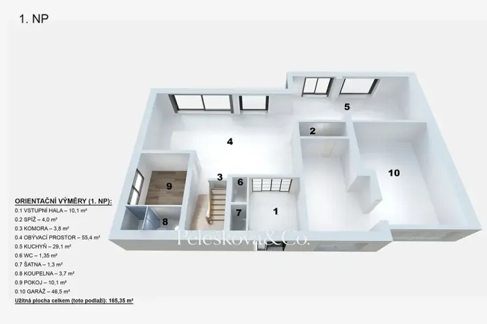 Prodej rodinného domu, Tuchoměřice, Polní, 383 m2