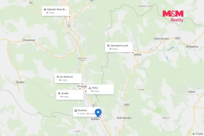 Prodej pole, Stvolová, 492 m2