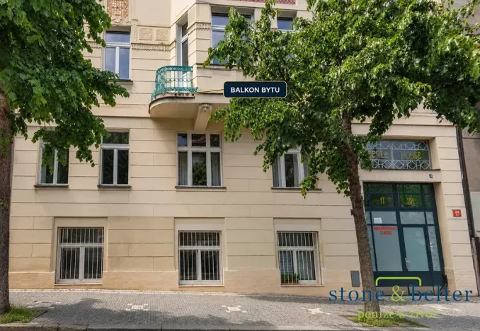 Pronájem bytu 3+1, Praha - Bubeneč, Bubenečská, 116 m2