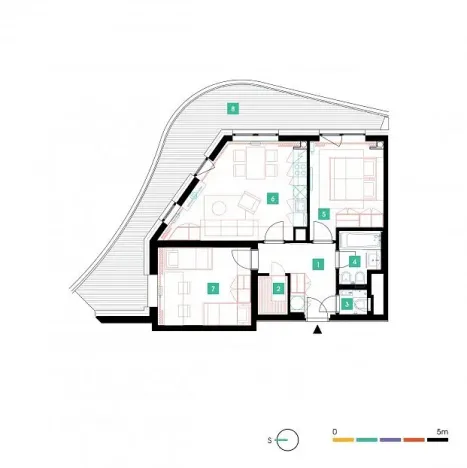 Pronájem bytu 3+kk, Praha - Stodůlky, Mukařovského, 69 m2