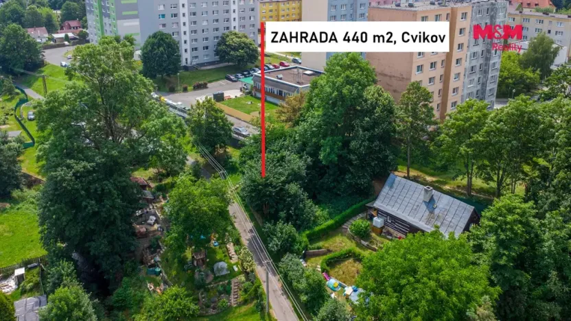 Prodej pozemku pro bydlení, Cvikov - Cvikov II, 440 m2