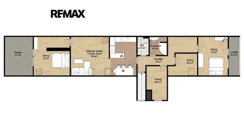 Pronájem bytu 4+kk, Ovčáry, 110 m2