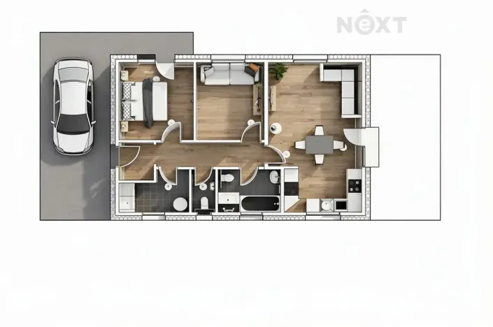 Prodej rodinného domu, Rybníky, 65 m2