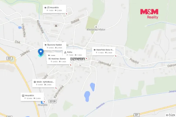 Prodej pozemku pro bydlení, Hroznětín, 825 m2