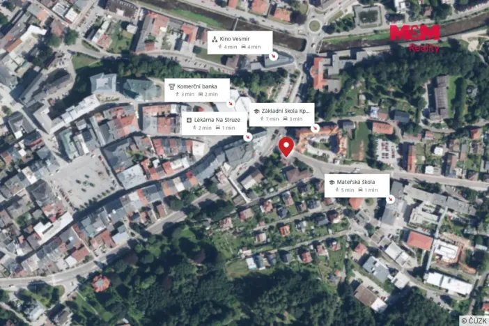 Pronájem bytu 1+kk, Trutnov - Dolní Předměstí, Maxima Gorkého, 15 m2