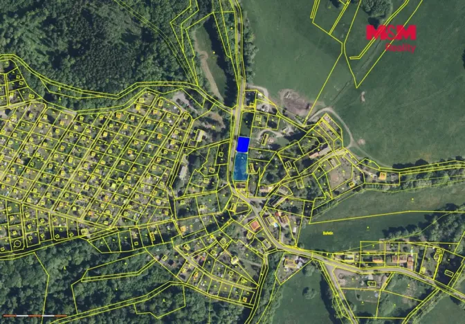 Pronájem zahrady, Stružnice - Bořetín, 375 m2
